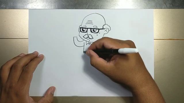 How to draw GRANDPA step by step смотреть онлайн