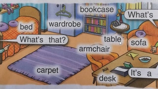 Предметы мебели (2 класс английский язык Комарова Ю.А., Ларионова И.В. 4 раздел) смотреть онлайн