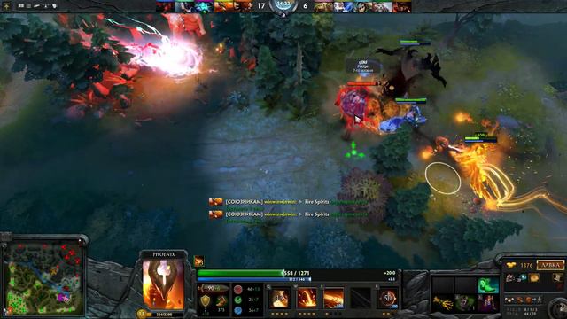 Dota 2 classic в 2022, патч 6.84. Почти солирую на Phoenix смотреть онлайн