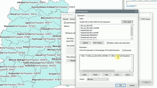 ArcGIS 10.x - Multi line and Multi color labels смотреть онлайн