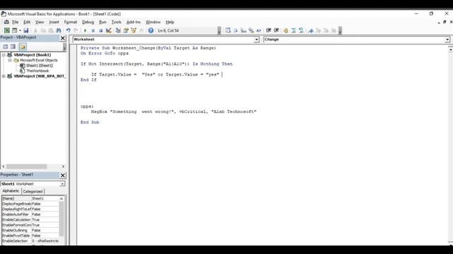 How to Run a Macro when a User Changes a Specific Cell Values in Excel Worksheet смотреть онлайн
