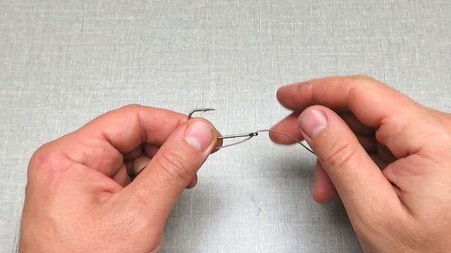 Как привязать два крючка на один поводок | Fishing knots for hooks смотреть онлайн