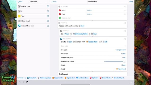 Menus in Shortcuts with Dictionary action and Toolbox Pro смотреть онлайн
