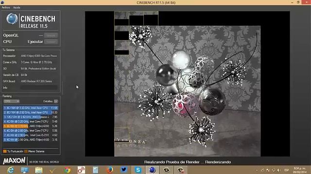 Prueba del procesador fx 6300 cinebench r11.5 4.4 ghz Tienda Akiba смотреть онлайн