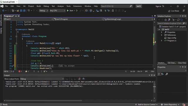 12.Thư viện Math C# - Các hàm toán học thường dùng -Lập trình C# cơ bản - tuhoc.cc смотреть онлайн
