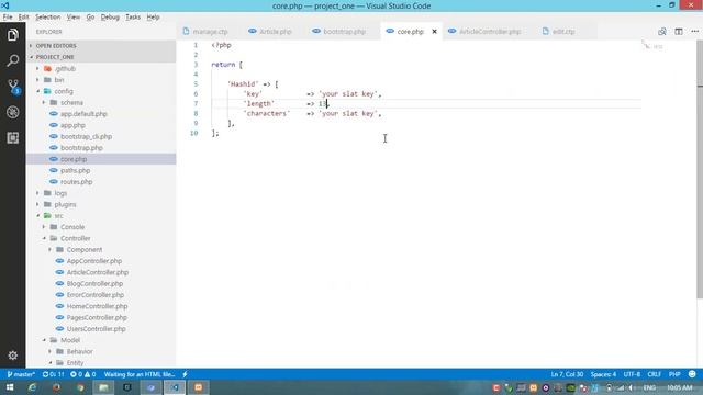 #36 CakePHP 3.x - Loading Custom Configuration Files and use Configure read() method смотреть онлайн