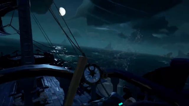 Sea of Thieves - Sea Dog Fatty Rupert - helmsman POV part 1 смотреть онлайн