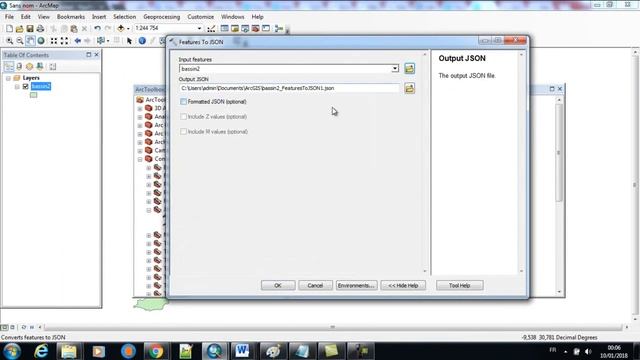 How to convert SHP to GeoJSon using ARCGIS смотреть онлайн
