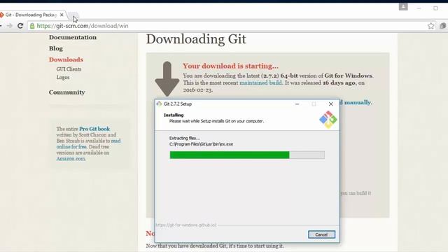 Downloading and Installing Git смотреть онлайн