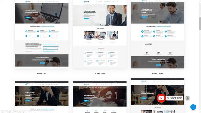 Quincy - Business Consulting WordPress Theme смотреть онлайн