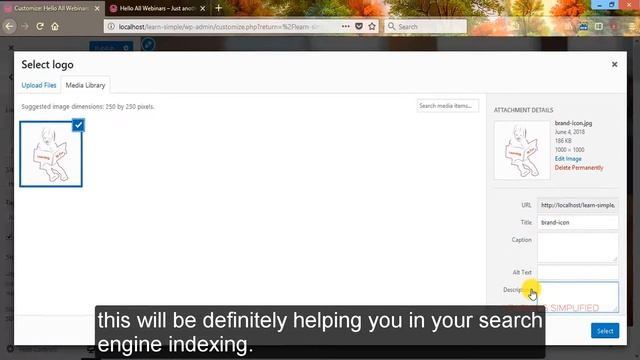 How to add a favicon, sub-title and logo in WordPress from Admin panel смотреть онлайн