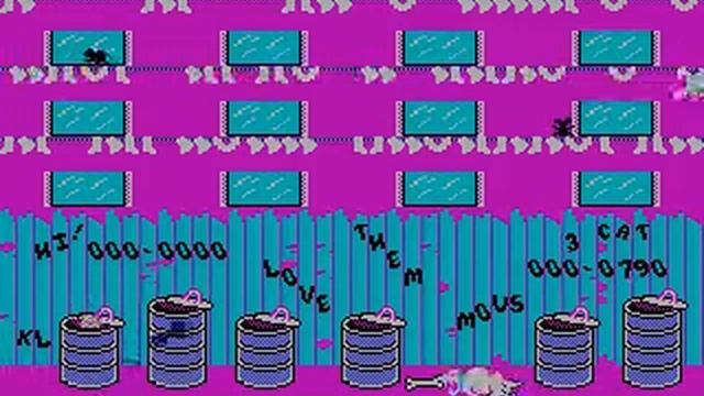 Alley Cat MS-DOS Old classic game смотреть онлайн