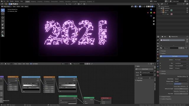 Анімація тексту в Blender | Уроки українською смотреть онлайн