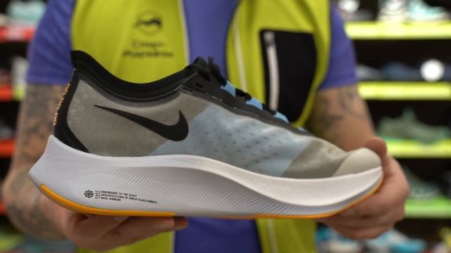 Кроссовки мужские Nike Zoom Fly 3 White/Black/University Blue/Laser Orange за 30 секунд смотреть онлайн