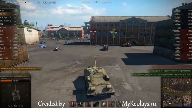 WOT: Port - Object 704 - 4 frags смотреть онлайн