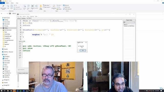 How to add custom information to a GUI event in AutoHotkey v1 & V2 смотреть онлайн