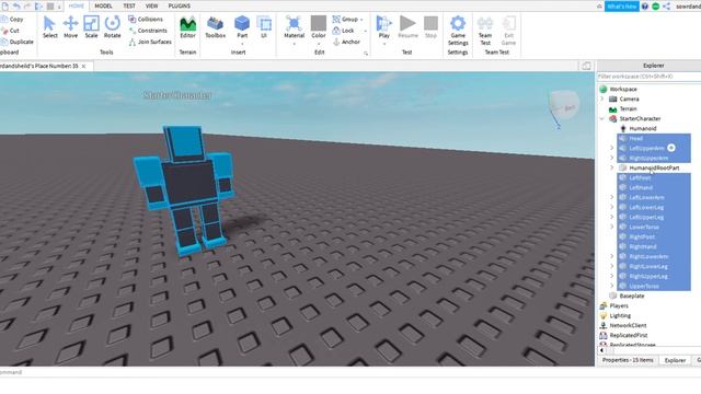How to make a custom character in Roblox Studio! | Tutorial смотреть онлайн