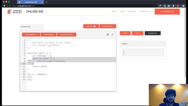 Closure Scope in Javascript Functions смотреть онлайн