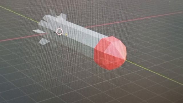 Лоу Поли модель ракеты из Alien Shooter 2 смотреть онлайн