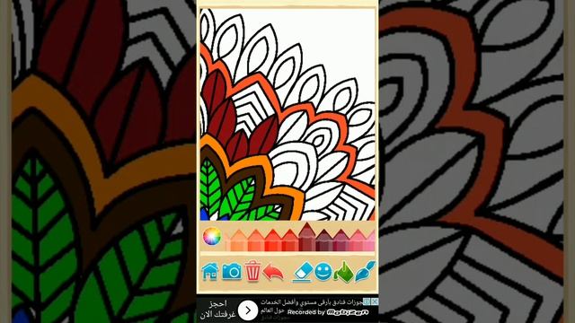 Красим раскраску мандалы смотреть онлайн