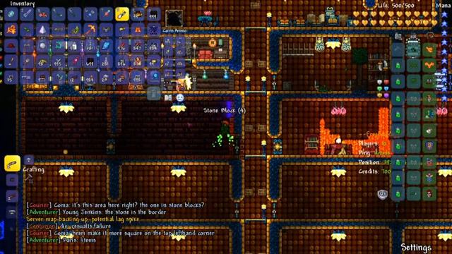Playing on the Terraria one teraria server! смотреть онлайн