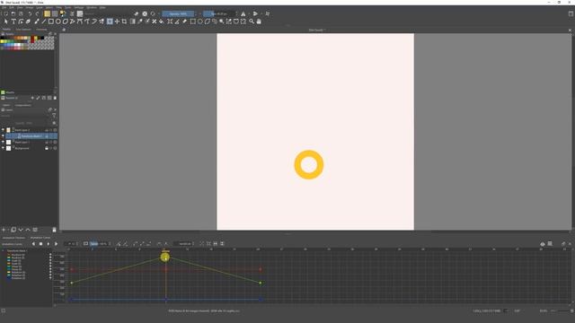 ?How to do Tween Animation in krita - learn to use the animation curves. смотреть онлайн