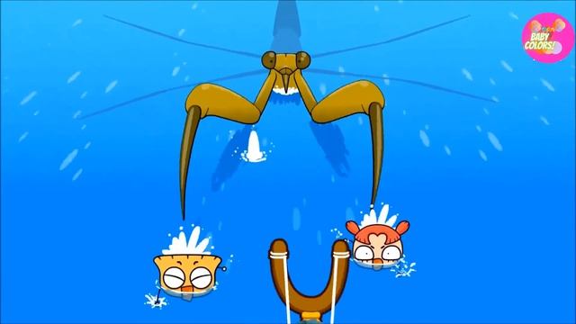 Insect adventures: Mao Sambo and the Underwater Cleaner - Kids colors #Learn English