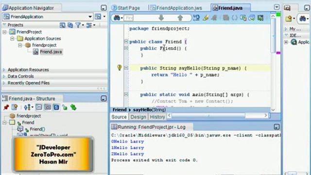 Oracle JDeveloper - Extracting Interface Through Refactoring смотреть онлайн
