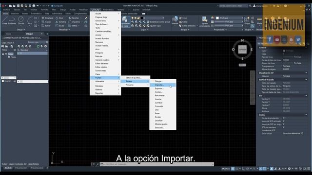 Cómo importar puntos con el CivilCad 2022 | Audio y Subtitulo en Español | 4K | INGENIUM. смотреть онлайн