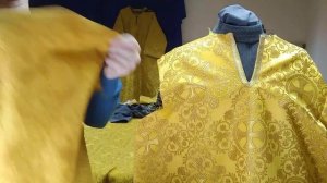 Облачение в церковь.  Как вшить рукав в стихарь