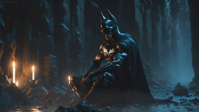 Медитируйте, как Бэтмен в Batcave _ Грустная и мрачная эмбиентная музыка смотреть онлайн