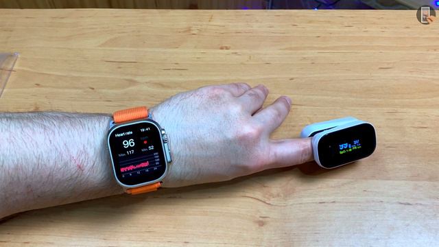 H11 Ultra (IWO Watch Ultra 2) Sensor Test With Oximeter! - Apple Watch Ultra Top 1 Copy!