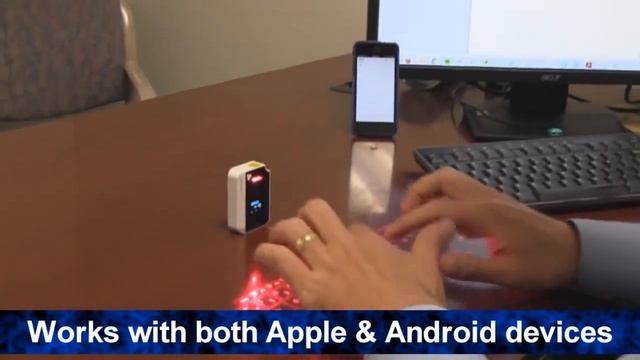 Проекционная клавиатура - Virtual Keyboard (мини клавиатура лазерный проектор) смотреть онлайн