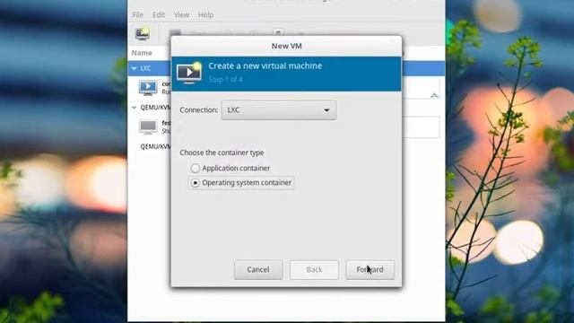Create Libvirt LXC container from Docker image with virt-manager смотреть онлайн