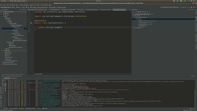 Создание CRUD приложения с использованием Spring Boot смотреть онлайн