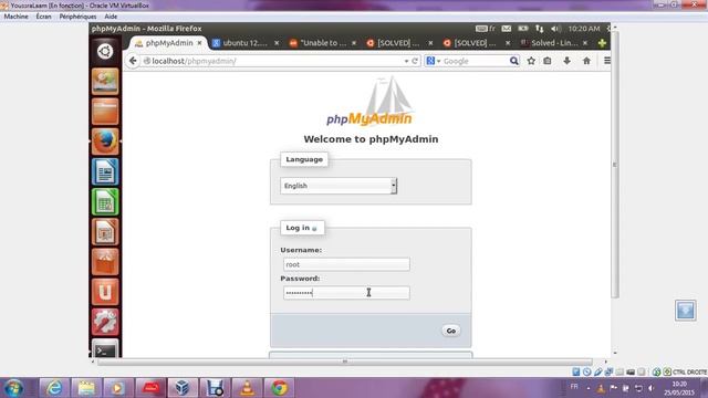 Test MySQL PhpMyAdmin UBUNTU 12.04 смотреть онлайн
