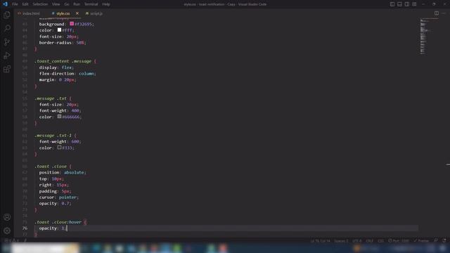 Animated Toast Notification With Progress Bar in HTML CSS & JavaScript смотреть онлайн