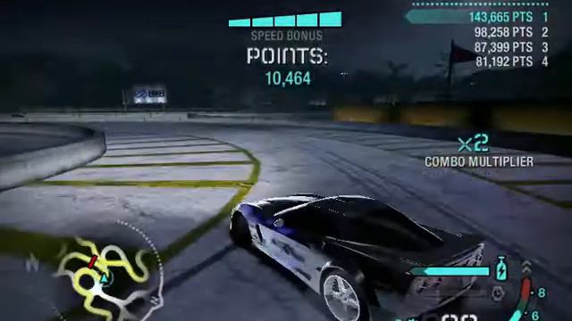 Need for Speed: Carbon-Challenge Series: Gold Drift #3 смотреть онлайн