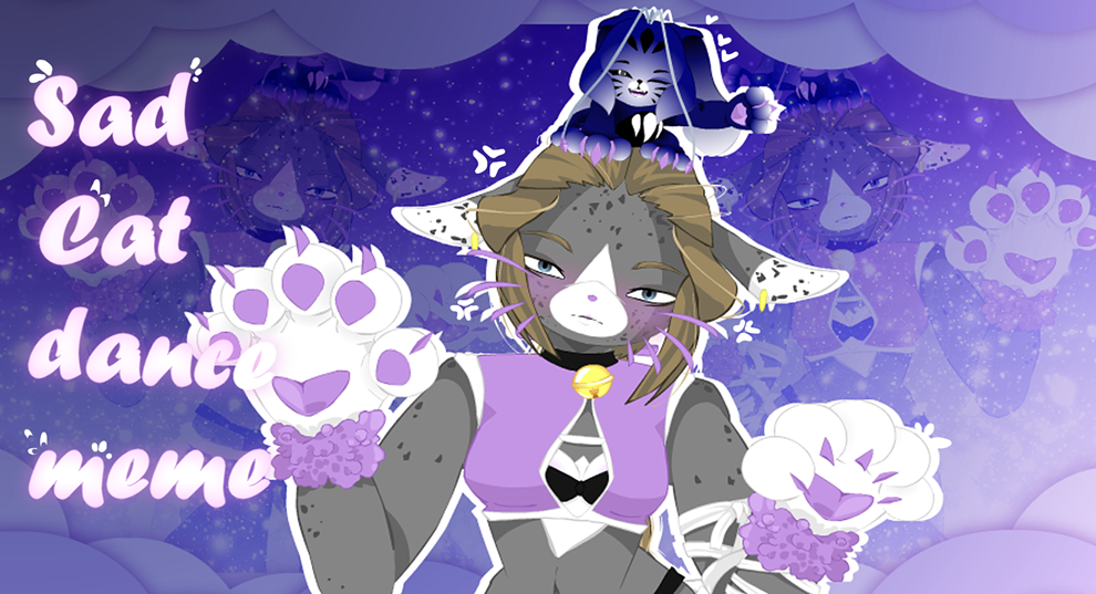 Sad Cat Dances / Animation Meme