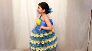 ПЛАТЬЕ ИЗ СТАКАНЧИКОВ И ИЗ ПАКЕТОВ. Одежда из пластика. Юбка ТУ-ТУ. ЭКО-мода. НА КОНКУРС. (Эмилия)