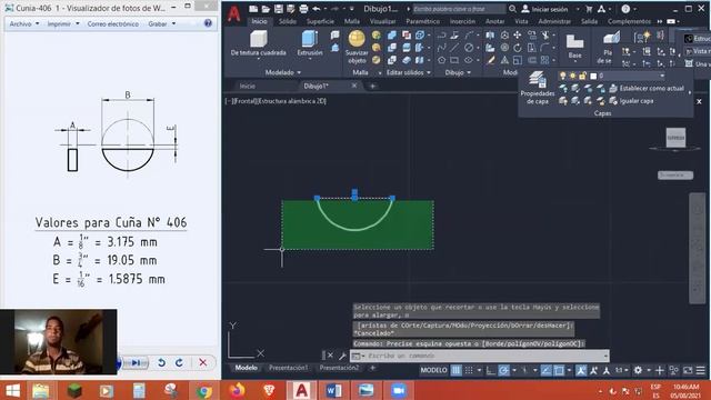 AUTOCAD 3D cuña 08 |Cristian M. смотреть онлайн