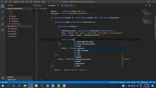 crud using php and mysql - create (Arabic) смотреть онлайн