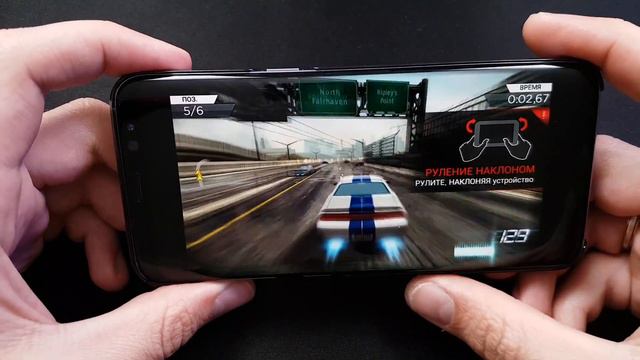 NFS Most Wanted, NFS No Limits на Samsung Galaxy S8 Тест смотреть онлайн