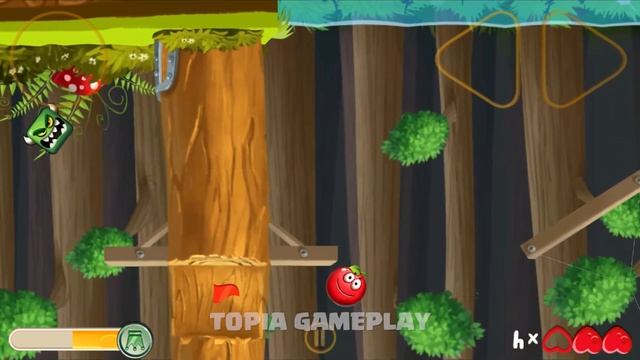 Red Ball 4 - Tomato Ball - All Levels - Upside Down - Ball Friends - Gameplay Volume 1,2,3 смотреть онлайн