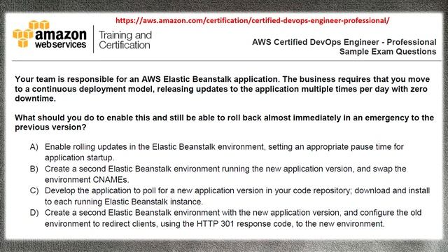 AWS - DevOps Engineer Professional - Экзамен AWS смотреть онлайн