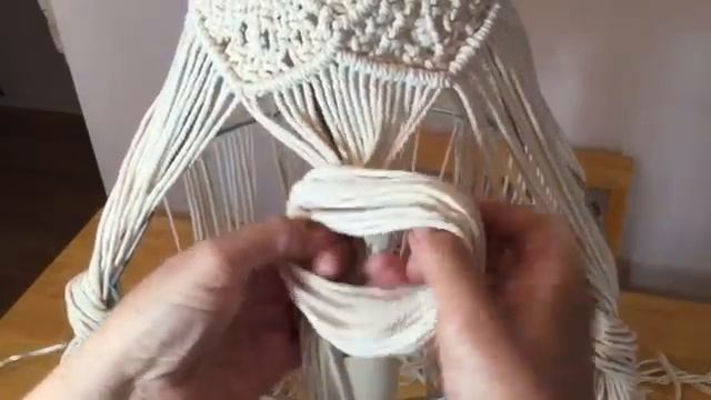 HOW TO - MAKE A MACRAME LAMPSHADE - STEP BY STEP TUTORIAL_[360p].mp4 смотреть онлайн