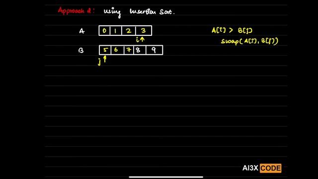 Merge two sorted array | 3 Approaches in Hindi | Al3XCODE смотреть онлайн