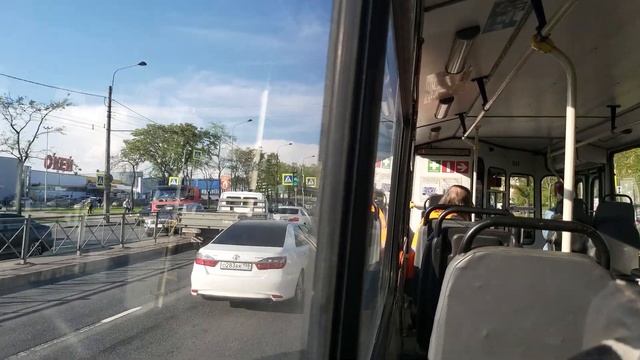 Троллейбус, маршрут №48 (временная трасса) МТрЗ-6223 б.1864 (16.05.2021) Санкт-Петербург