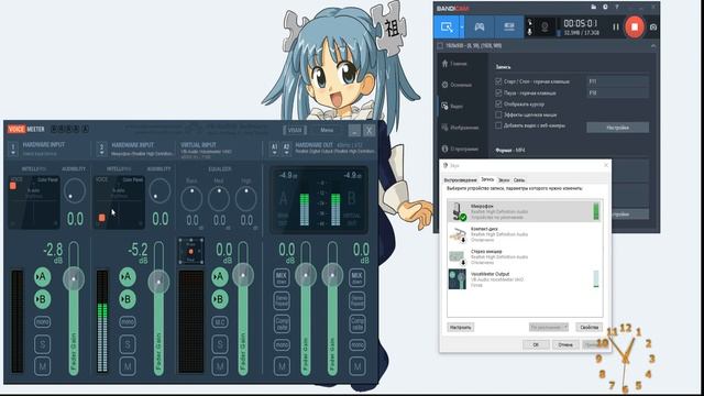 НАСТРОЙКА БЮДЖЕТНОГО МИКРОФОНА ПК УБИРАЕМ ЭХО И ШУМ МИКРОФОНА смотреть онлайн