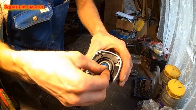 Интерскол УШМ 125-1100Э (ремонт редуктора) смотреть онлайн